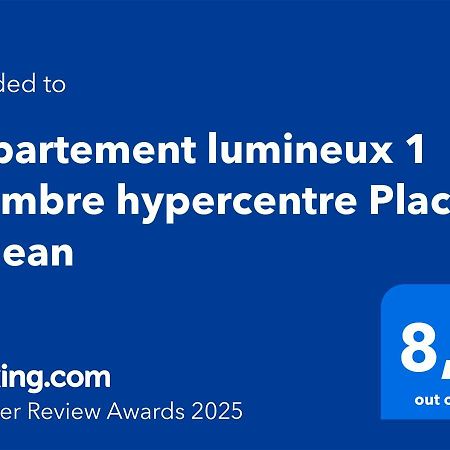 Appartement Lumineux 1 Chambre Hypercentre Place St Jean Valence  Exteriör bild